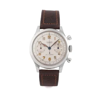 Universal Genève Uni-Compax 22409 Stainless steel White