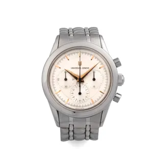 Universal Genève Compax 884.480 Stainless steel Silver