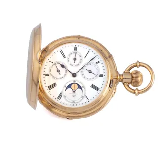 Ulysse Nardin 18k yellow gold White