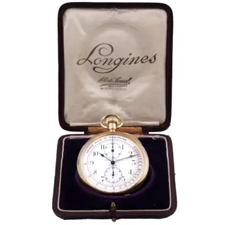 Longines 18k yellow gold White