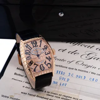 Franck Muller Gold Croco 8880 SC GOLD CRO 18k rose gold