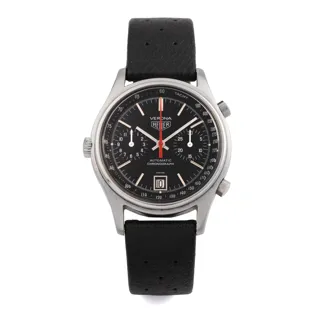 Heuer Verona 110.213 Stainless steel Black