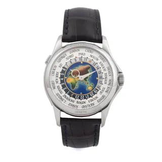 Patek Philippe World Time 5131G-010 White gold Multi-colored