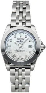 Breitling Galactic W71330121A1A1 Stainless steel and Tungsten White