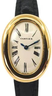 Cartier Baignoire 18k yellow gold White