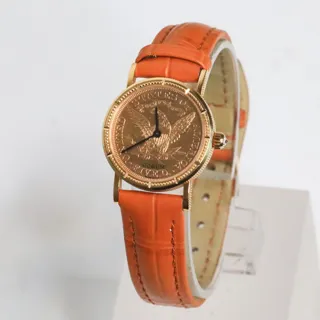 Corum Coin Watch 18k yellow gold Golden