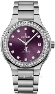 Hublot Classic Fusion 568.NX.897V.NX.1204 Titanium Purple