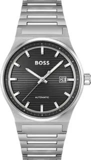 Hugo Boss Candor Auto Mens 1514117 Stainless steel Black