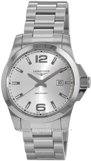 Longines Conquest L3.760.4.76.6 Stainless steel Silver