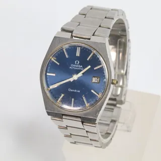 Omega Genève Stainless steel Blue