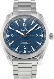 Omega Railmaster 220.10.40.20.03.001 Stainless steel Blue