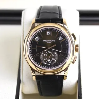 Patek Philippe Annual Calendar Chronograph 5905R-001 Rose gold Brown