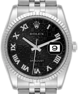 Rolex Datejust 36 116234 Stainless steel Black