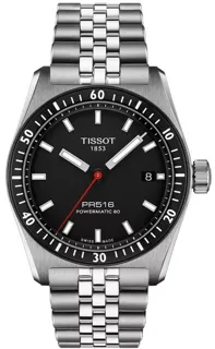 Tissot PR516 T1494071105100 38mm Stainless steel Black