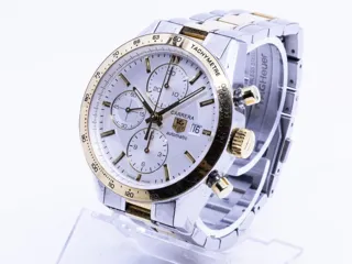 TAG Heuer Carrera CV2050-0 Stainless steel and Gold-plated White