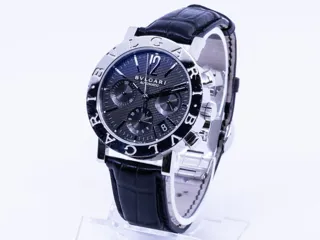 Bulgari BB38SLCH Stainless steel Black