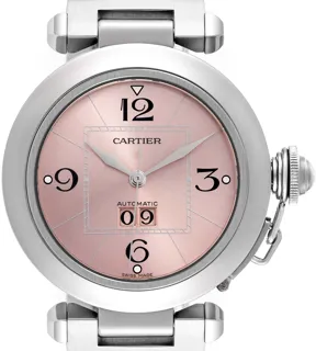 Cartier Pasha W31058M7 Stainless steel Pink