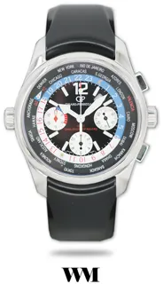 Girard-Perregaux World Time 49800 43mm Stainless steel Black