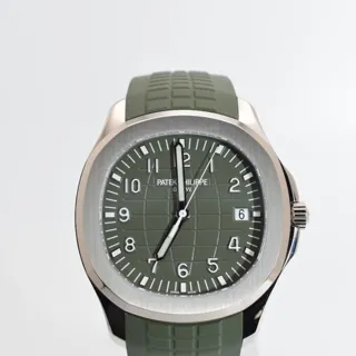 Patek Philippe Aquanaut 5168G-010 42mm White gold Green