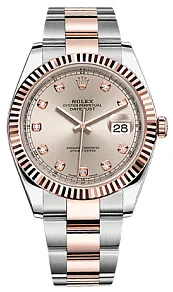 Rolex Datejust 41 126331-0007 Oystersteel and Everose gold Beige