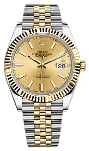 Rolex Datejust 126333-0010 Yellow gold and Oystersteel Golden