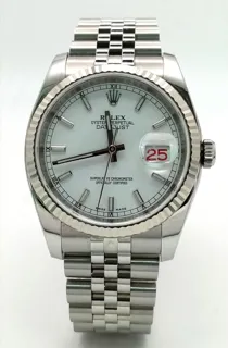 Rolex Datejust 36 116234 Stainless steel White