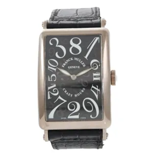 Franck Muller Long Island 1200 CH 18k white gold Black