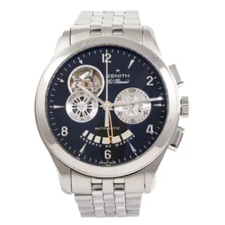 Zenith El Primero Chronograph 03.0510.4021 Stainless steel Black