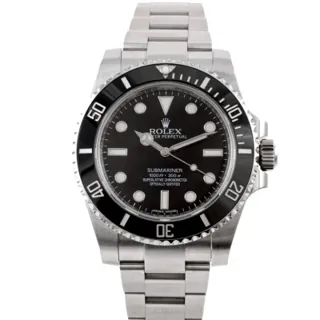 Rolex Submariner 114060 Stainless steel Black