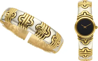 Anonymous 18k white gold and 18k yellow gold Black