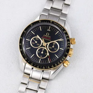 Omega Speedmaster Moonwatch 522.20.42.30.01.001 Yellow gold and Stainless steel Black