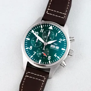 IWC Pilot IW3780-05 Stainless steel Green