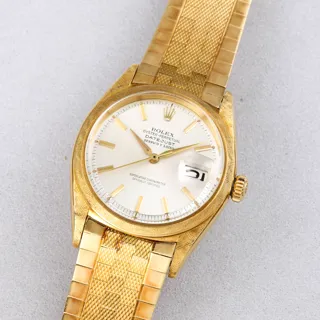 Rolex Datejust 1602 / 1601 18ct yellow gold Silver