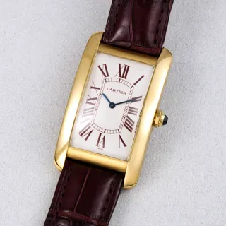 Cartier Tank Américaine 1735 B 113 / 170CC 18ct yellow gold Silver