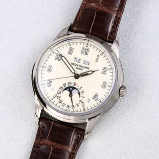 Patek Philippe Perpetual Calendar 5320G-001 White gold Beige