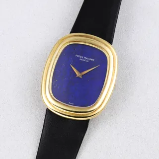 Patek Philippe Ellipse 3730 Yellow gold Blue