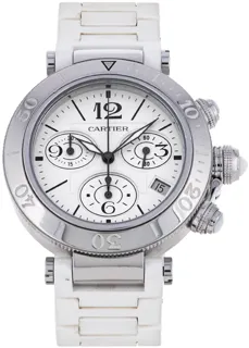 Cartier Pasha W3140005 Stainless steel Silver