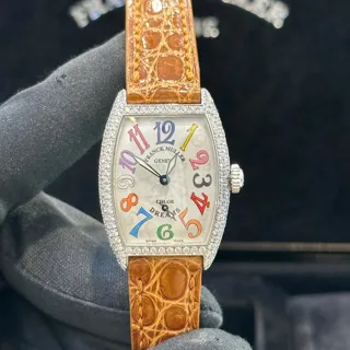 Franck Muller Color Dreams 1750 S6 25.1mm White gold Silver