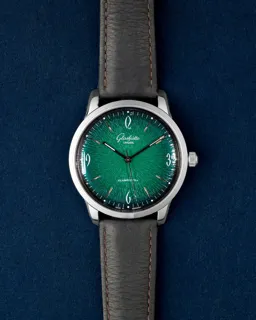 Glashütte Sixties 1-39-52-03-02-04 39mm Stainless steel Green