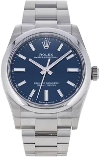 Rolex Oyster Perpetual 34 124200 Stainless steel Blue