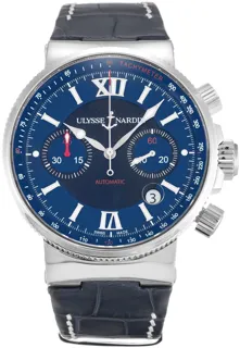 Ulysse Nardin Maxi Marine 353-66-3/323 Stainless steel Blue