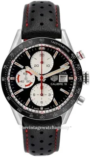 TAG Heuer Carrera CV201AP.FC6429 Ceramic and Stainless steel Black