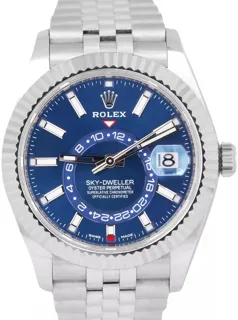 Rolex Sky-Dweller 326934-0004 42mm White gold and Stainless steel Blue