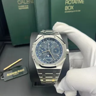 Audemars Piguet Royal Oak Perpetual Calendar 26574ST.OO.1220ST.02 Stainless steel Blue