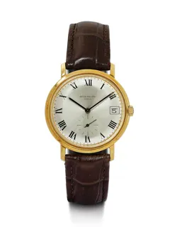 Patek Philippe Calatrava 3445 35mm Yellow gold Silver