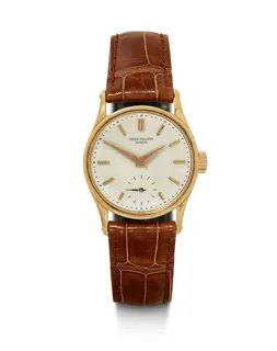 Patek Philippe Calatrava 96 30.5mm Rose gold Silver