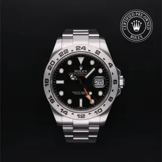 Rolex Explorer II 216570 Stainless steel Black