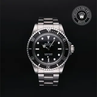 Rolex Submariner 5513 Stainless steel Black