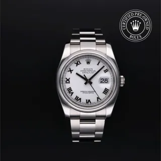 Rolex Datejust 36 116200 Stainless steel Weiss