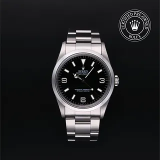 Rolex Explorer 14270 Stainless steel Black